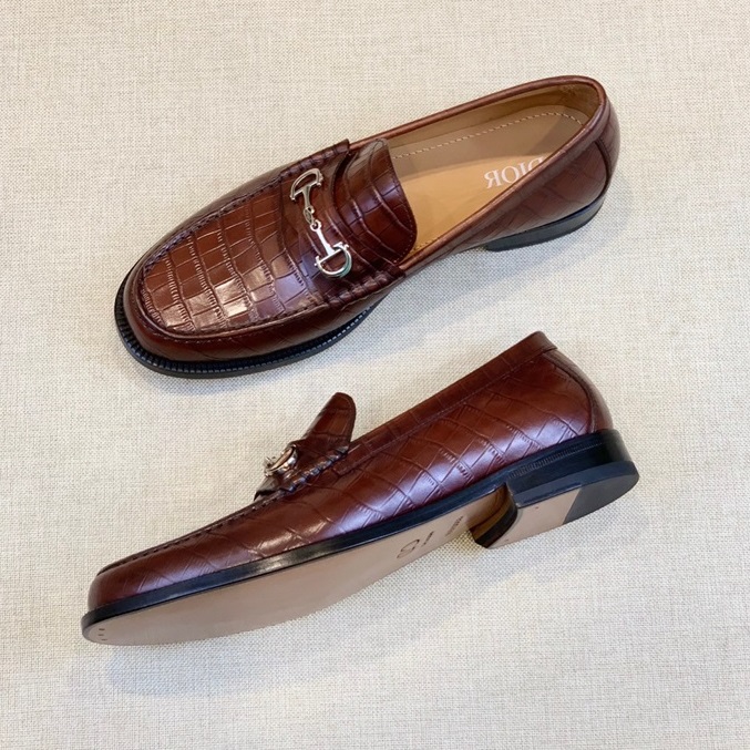 ディオールメンズモダンブラウンローファーo01780