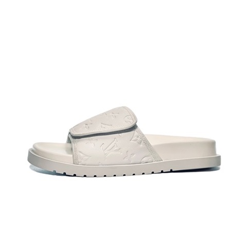 ルイヴィトンメンズクラシックホワイトスリッパu04208