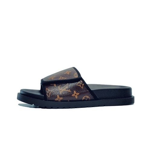 ルイヴィトンメンズクラシックブラウンスリッパu04213