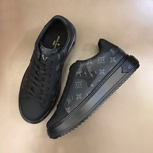 ルイヴィトンメンズブラックスニーカーu04226