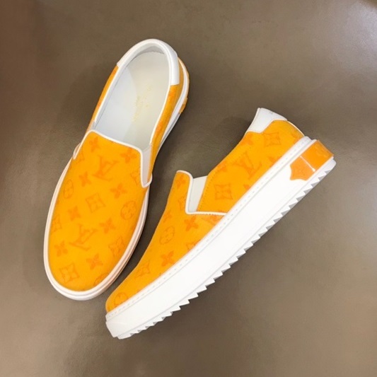 ルイヴィトンメンズイエロースニーカーu04227