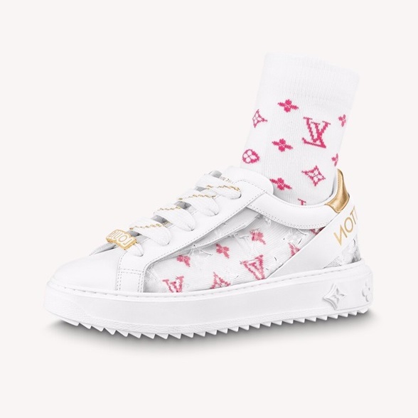 ルイヴィトンユニセックスホワイトスニーカーu04233