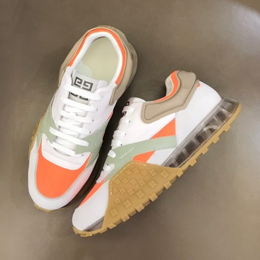 ジバンシィメンズカジュアルオレンジスニーカーv0690