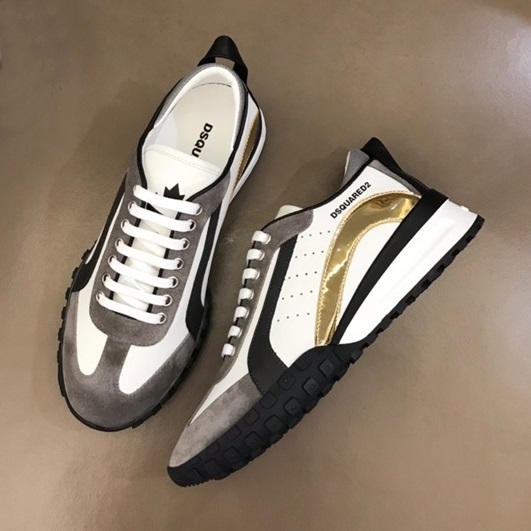 ディースクエアードメンズトレンディグレースニーカーq008