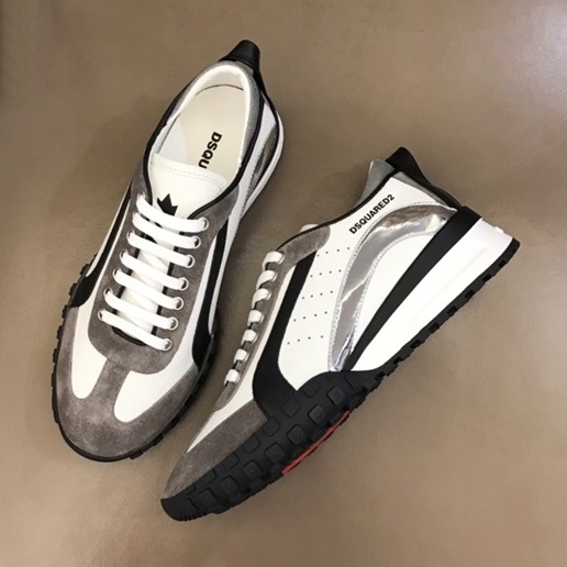 ディースクエアードメンズトレンディグレースニーカーq0010