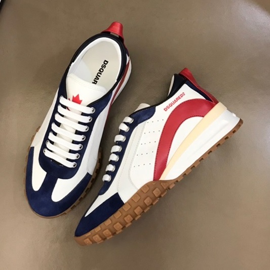 ディースクエアードメンズトレンディレッドスニーカーq0016