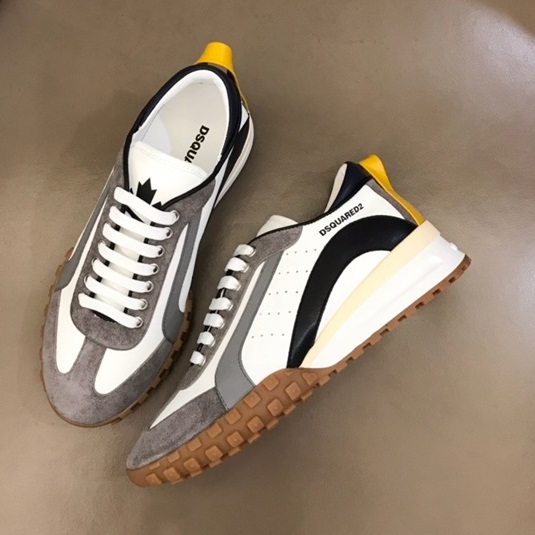 ディースクエアードメンズトレンディグレースニーカーq0019