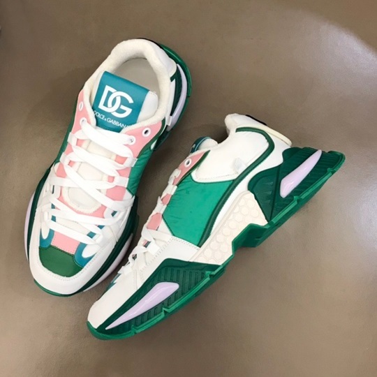 ドルチェ＆ガッバーナメンズクラシックグリーンスニーカーl0337