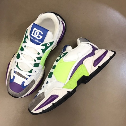 ドルチェ＆ガッバーナメンズクラシックグリーンスニーカーl0338