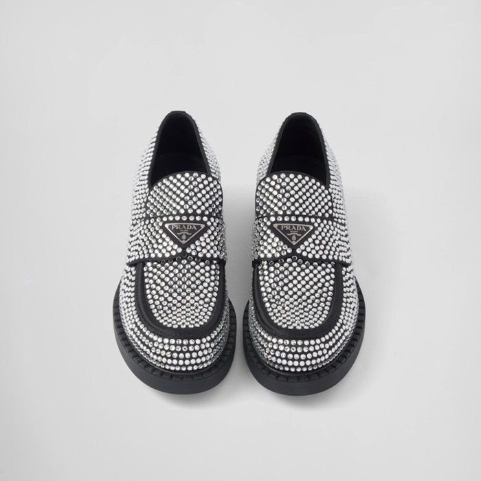 プラダメンズブラックローファーa02685