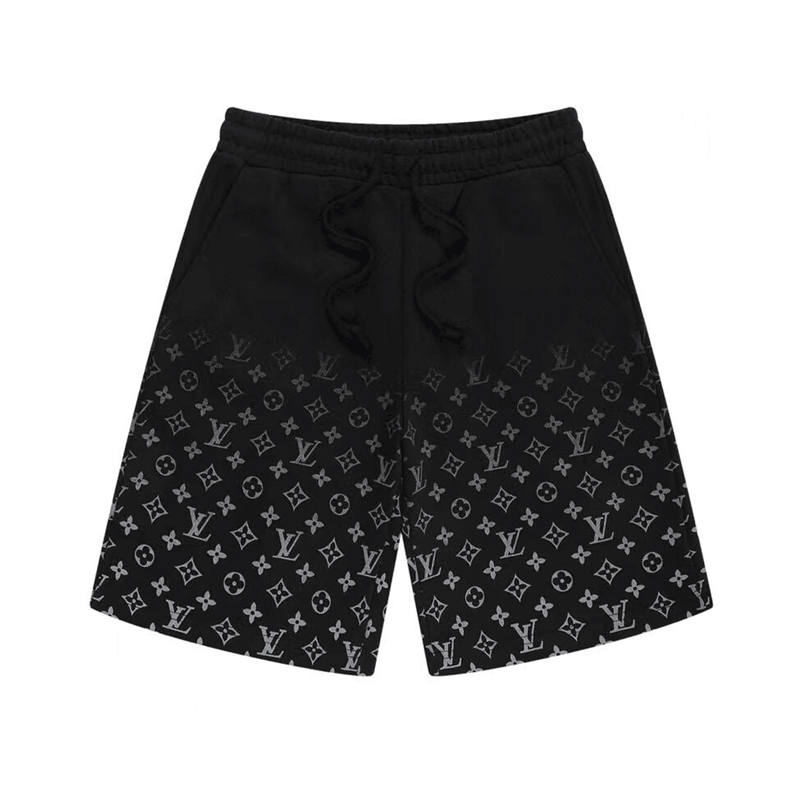 ルイヴィトンメンズブラックショートパンツu04318