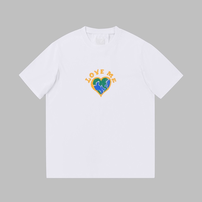 ジバンシィメンズクルーネックホワイト半袖Tシャツv0705