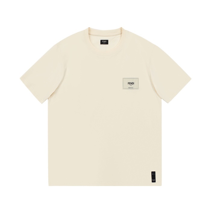 ェンディメンズアイボリークルーネック半袖Tシャツn01213