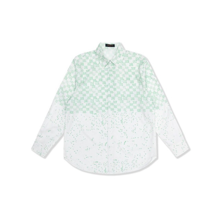 ルイヴィトンメンズグリーンシャツu4339