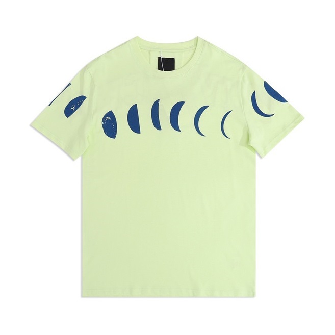 ジバンシィメンズクルーネックグリーン半袖Tシャツv0711