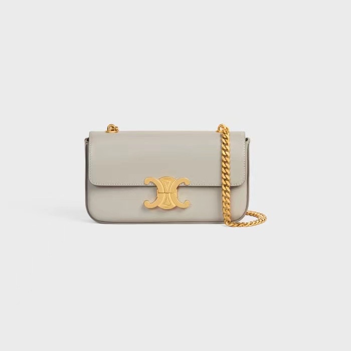 セリーヌレディーストリオンフグレーショルダーバッグl0270