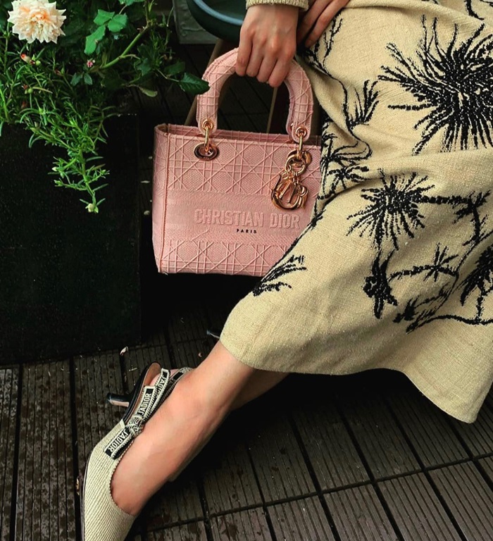 ディオールレディースピンクレディバッグo01803