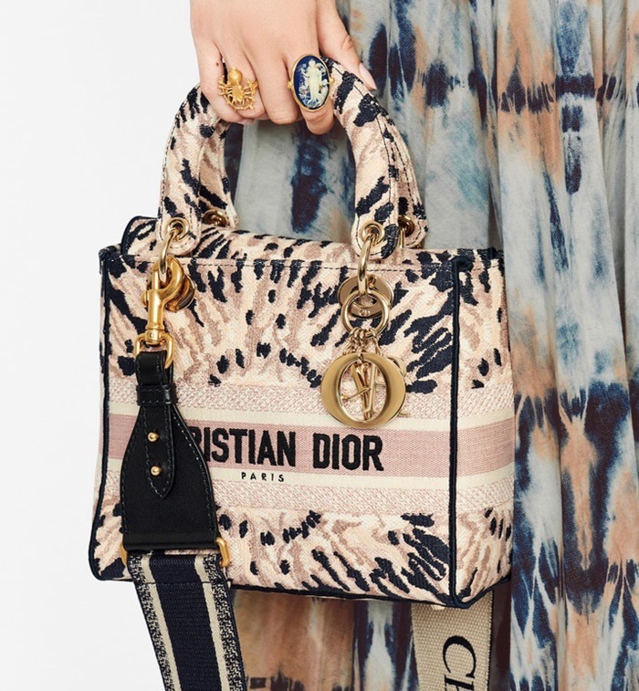 ディオールレディースピンクレディバッグo1814