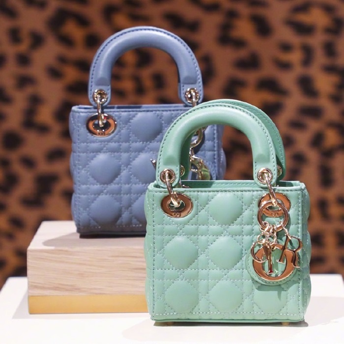 ディオールレディースグリーンミニレディバッグo01831
