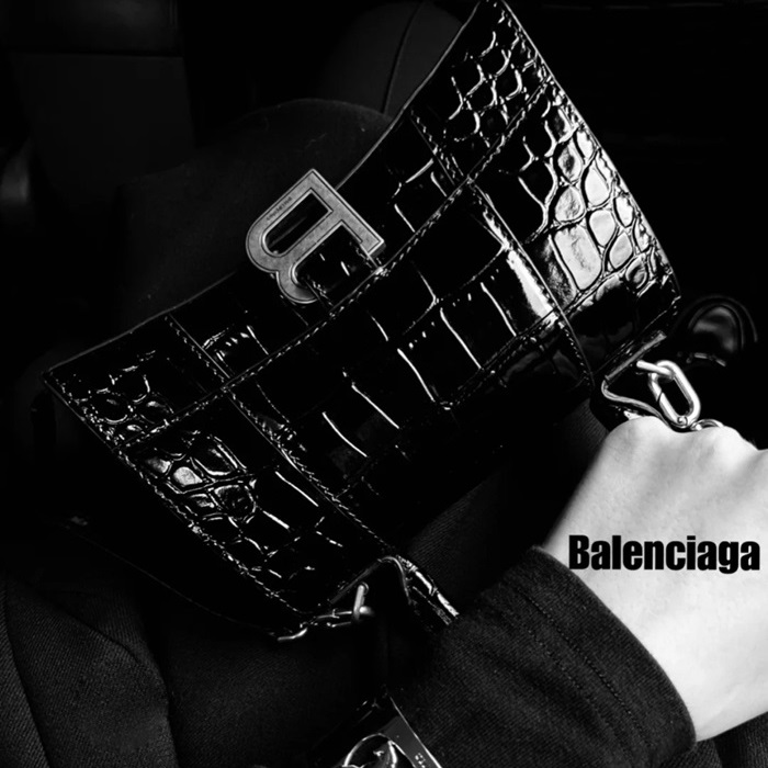 バレンシアガレディースブラックトートバッグl01528