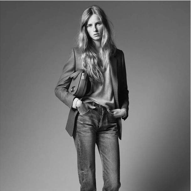 セリーヌレディースブラッククロスバッグl0401