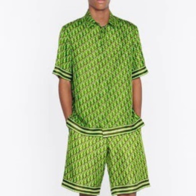 ディオールメンズグリーンポロツーピース-o01858