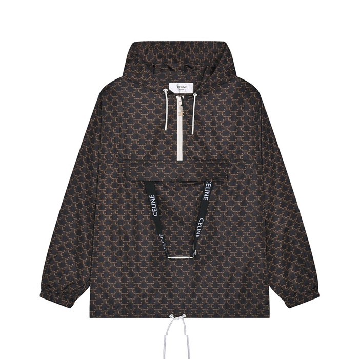 セリーヌレディースカジュアルブラウンジャケットl0409