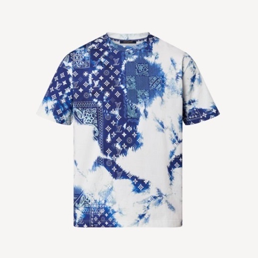 ルイヴィトンユニセックスホワイトクルーネック半袖Tシャツu04867