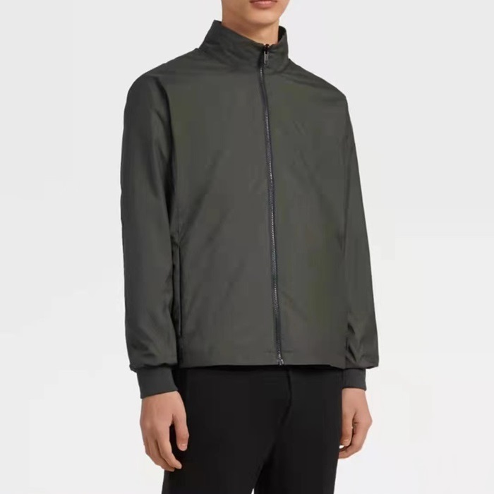 エルメネジルドゼニアメンズモダングレージャケットg0382