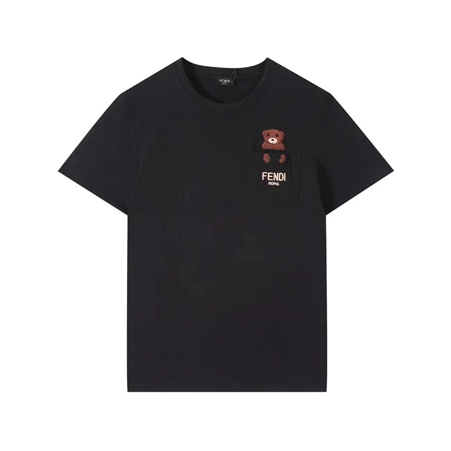 ェンディメンズブラッククルーネック半袖Tシャツn01235