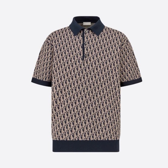 ディオールメンズネイビーポロ半袖Tシャツo01860