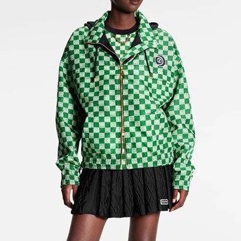 ルイヴィトンレディーストレンディグリーンジャケットu04886