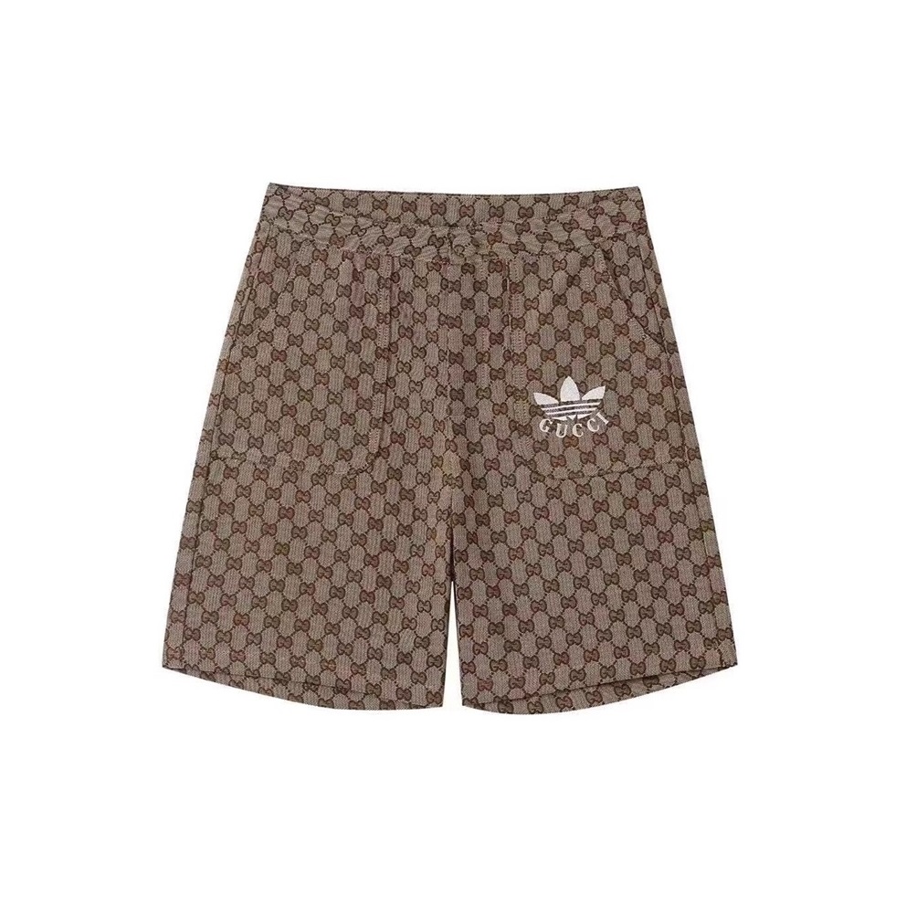 グッチメンズカジュアルキャメルショートパンツc04877