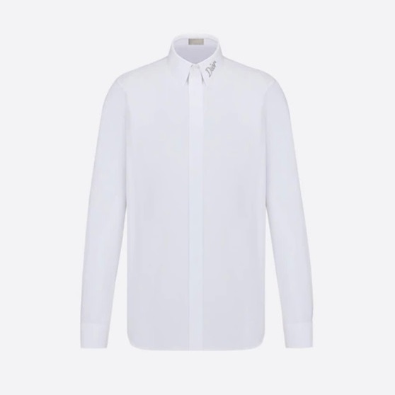 ディオールメンズクラシックホワイトシャツo01867