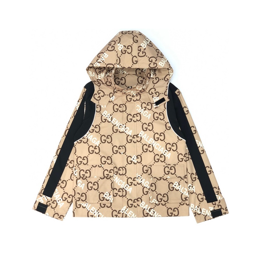 グッチユニセックスカジュアルキャメルジャケットc04884