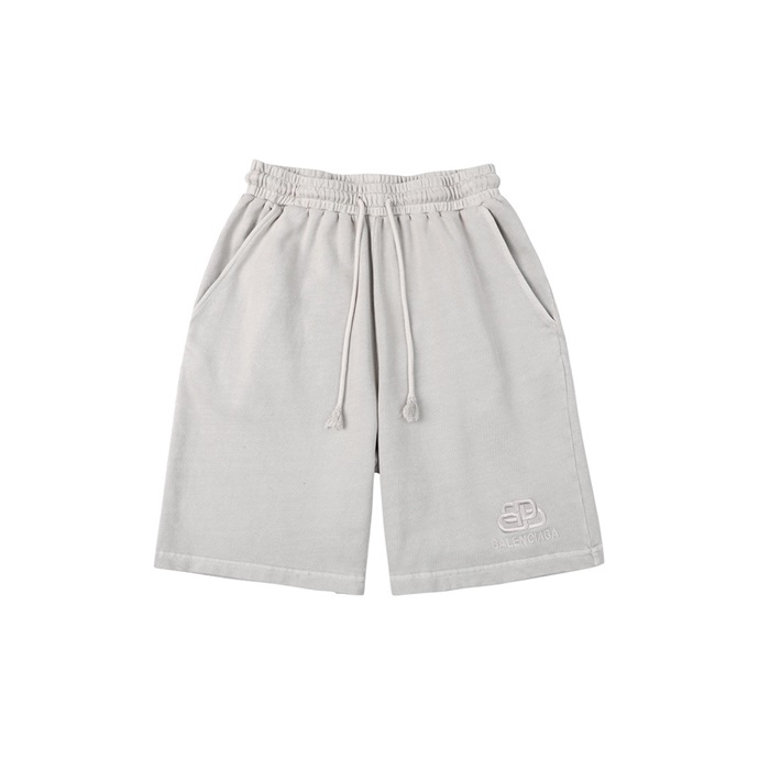 バレンシアガメンズカジュアルグレーショートパンツl01565