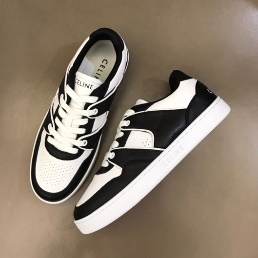 セリーヌユニセックスクラシックブラックスニーカーl0425