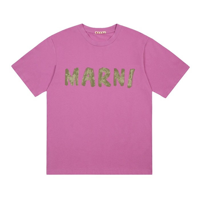 マルニメンズクラシックピンク半袖Tシャツr09