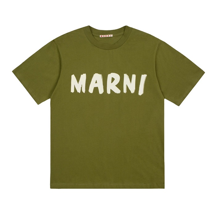マルニメンズクラシックグリーン半袖Tシャツr10