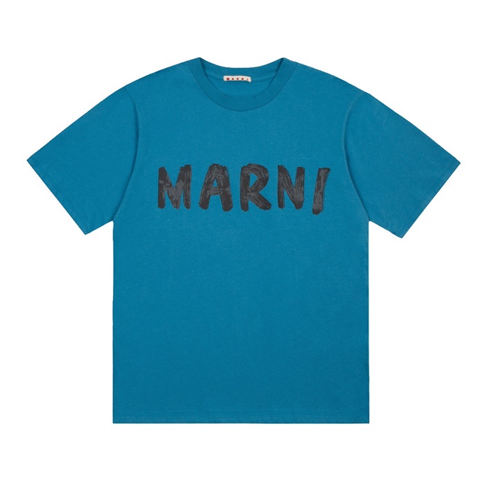 マルニメンズクラシックブルー半袖Tシャツr12