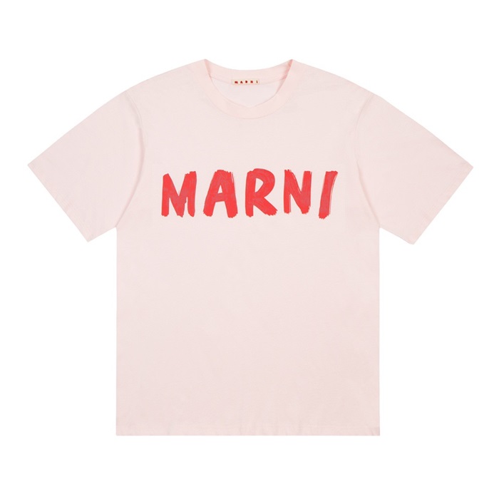マルニメンズクラシックピンク半袖Tシャツr13