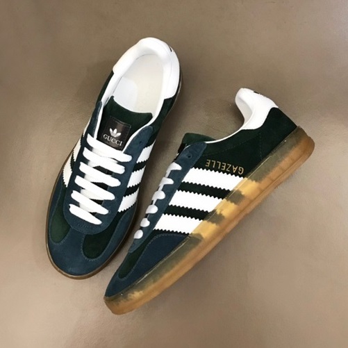 グッチユニセックスクラシックグリーンスニーカーc04914