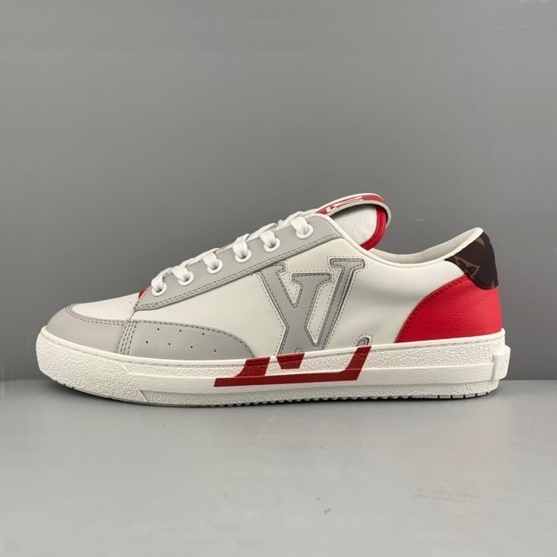 ルイヴィトンユニセックスレッドスニーカーu04935