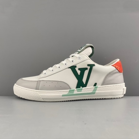 ルイヴィトンユニセックスグリーンスニーカーu04940