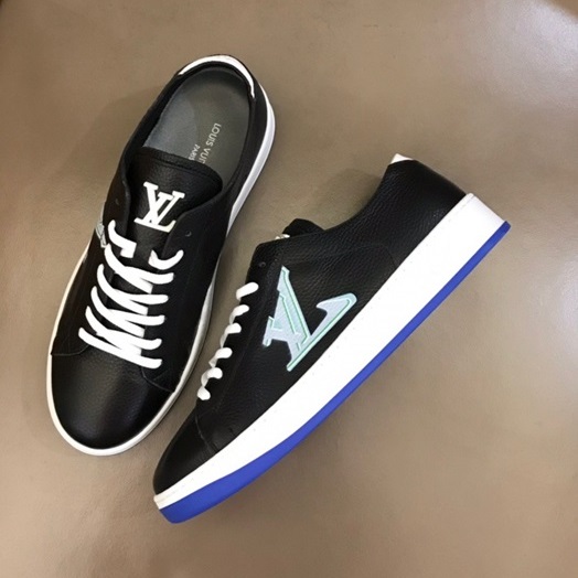 ルイヴィトンメンズクラシックブラックスニーカーu04955