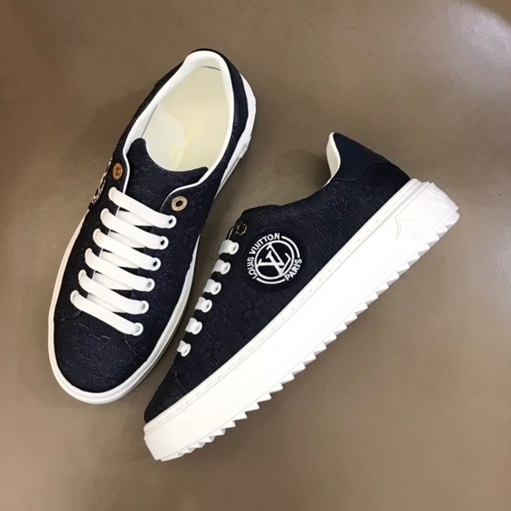 ルイヴィトンユニセックスクラシックブラックスニーカーu04981