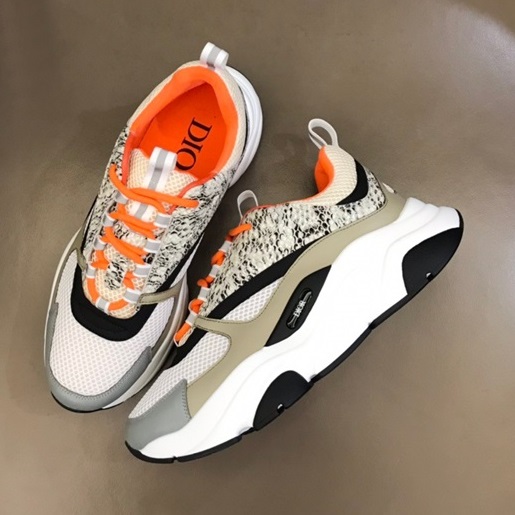 ディオールユニセックスオブリークブラックスニーカーo01898