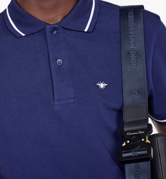 ディオールメンズネイビーポロ半袖Tシャツo1906