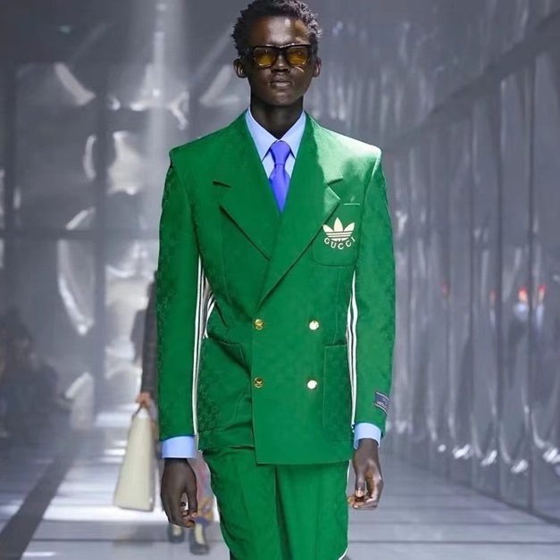 グッチメンズトレンディグリーンジャケットc04142