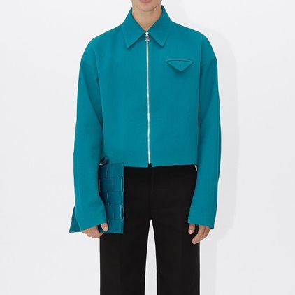 ボッテガヴェネタメンズクラシックブルークラッチバッグv0341